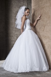 пышное свадебное платье
