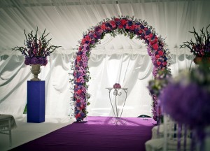 цветочная арка на свадьбу