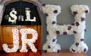 буквы на свадьбе