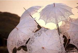 свадебные зонтики