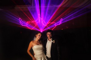 лазерное шоу на свадьбу