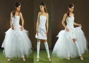 свадебное платье-трансформер