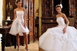 свадебное платье-трансформер