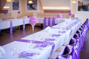 фиолетовая свадьба