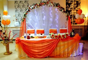 оранжевая свадьба