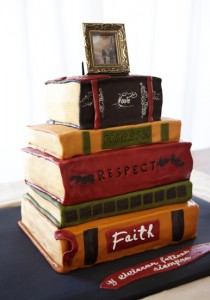 книжный торт